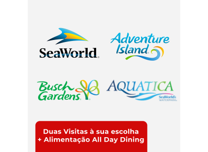 SeaWorld Orlando Two Park Ticket + All Day Dining